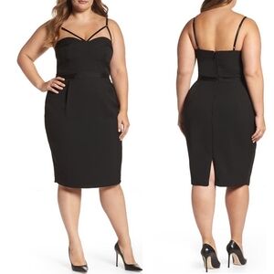 Strappy Black Date Night Dress